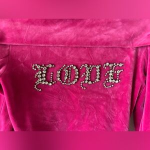 TWISTED HEART Pink Hoodie with Love Detail